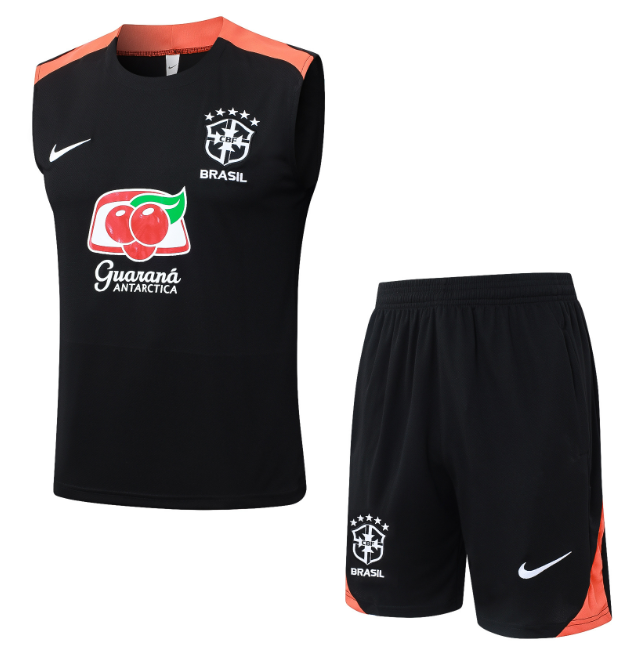 Brazil 2025/2026 vest tracksuit black