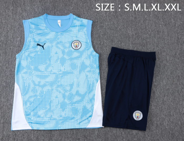 Manchester City 2025/2026 vest tracksuit blue