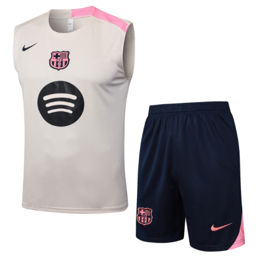 Barcelona 2025/2026 vest tracksuit light pink
