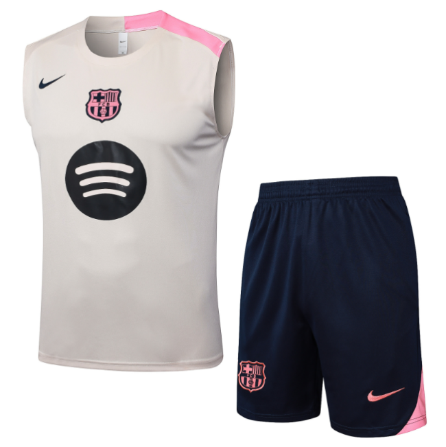 Barcelona 2025/2026 vest tracksuit light pink