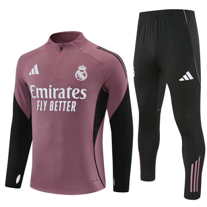 Real Madrid 2025/2026 1/4 zipper tracksuit Purple