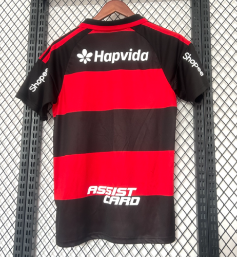 FC Flamengo 2026 home shirt (with full set sponsor+golden patch)