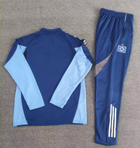 Hamburger SV 25/26 1/4 zipper tracksuit blue