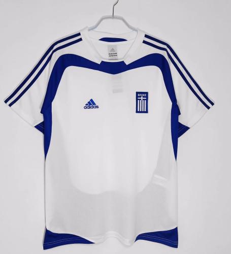 Greece 2004 Erope Cup away retro shirt