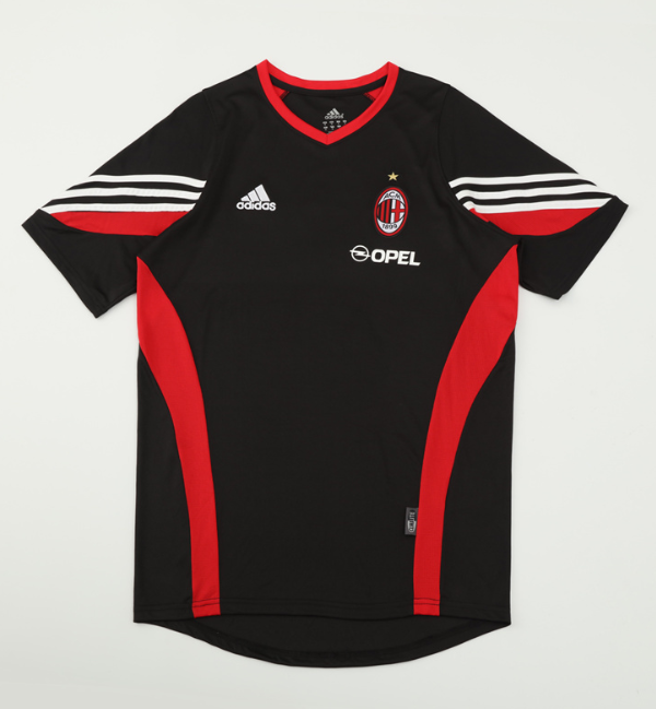 2003/2004 AC Milan retro tracksuit shirt black