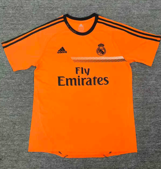 2013/2014 Real Madrid retro tracksuit shirt orange