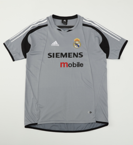 2004/2005 Real Madrid retro tracksuit shirt grey