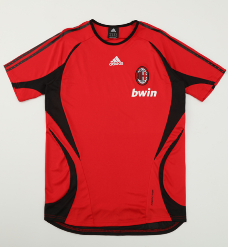 2006/2007 AC Milan retro tracksuit shirt red