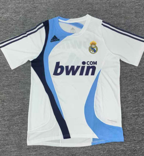 2007/2008 Real Madrid retro tracksuit shirt white