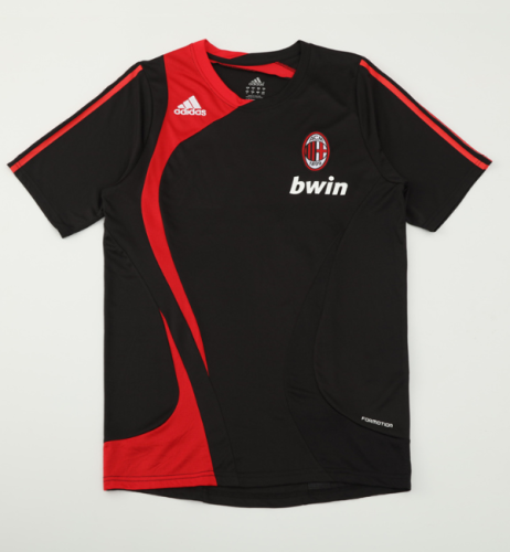 2007/2008 AC Milan retro tracksuit shirt black