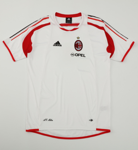 2004/2005 AC Milan retro tracksuit shirt white