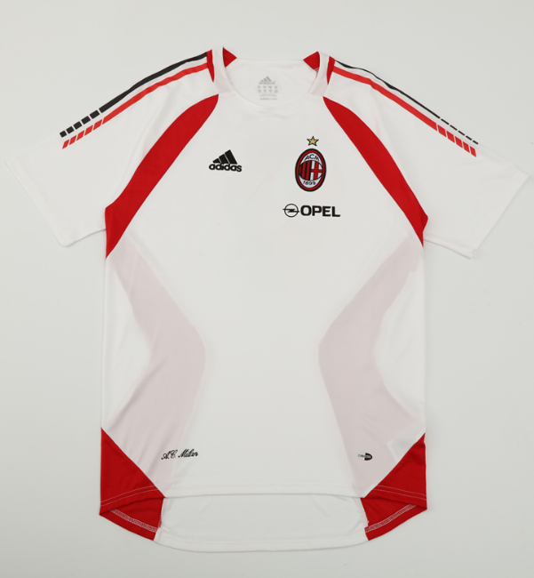 2005/2006 AC Milan retro tracksuit shirt white