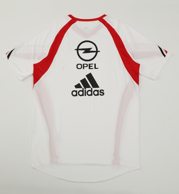 2003/2004 AC Milan retro tracksuit shirt white