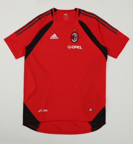 2005/2006 AC Milan retro tracksuit shirt red