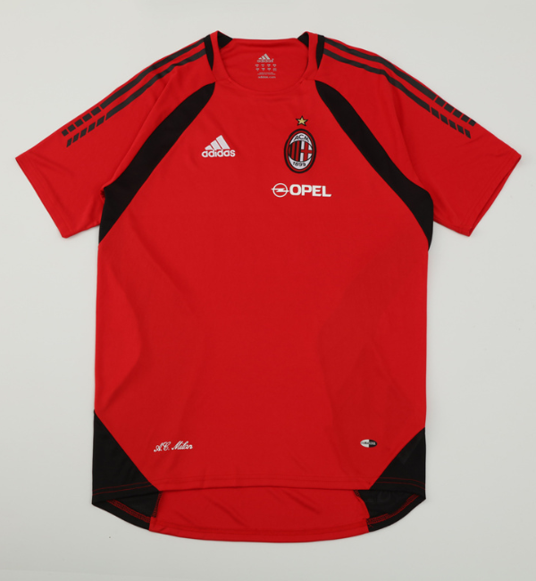 2005/2006 AC Milan retro tracksuit shirt red