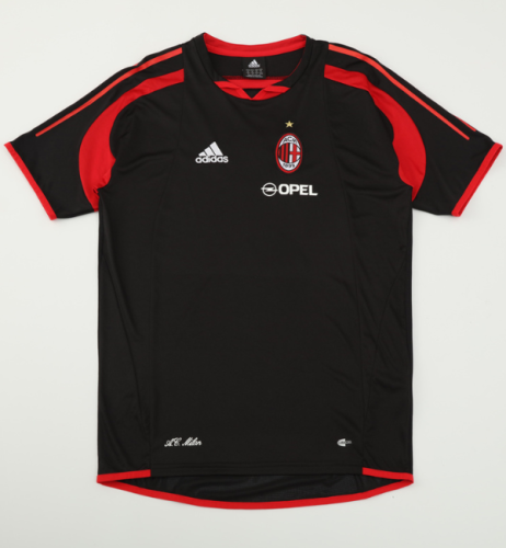 2004/2005 AC Milan retro tracksuit shirt black