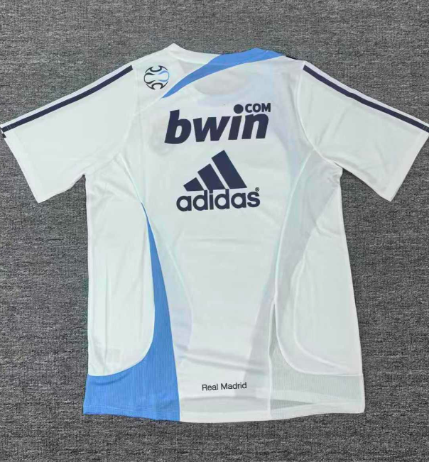 2007/2008 Real Madrid retro tracksuit shirt white