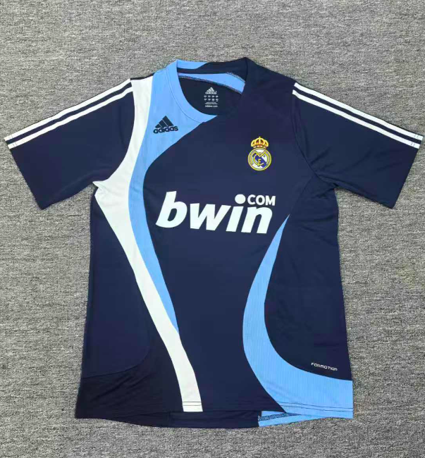 2007/2008 Real Madrid retro tracksuit shirt royal blue