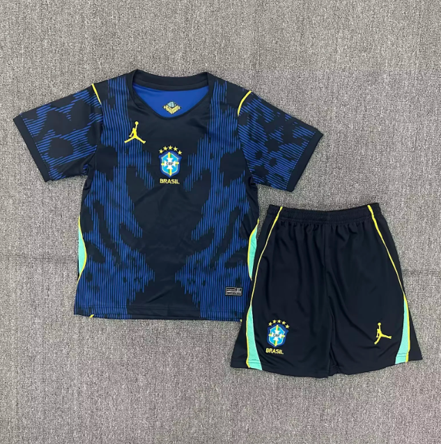 Brazil Nation team 2026 away  full set kit (Adult and Kids)