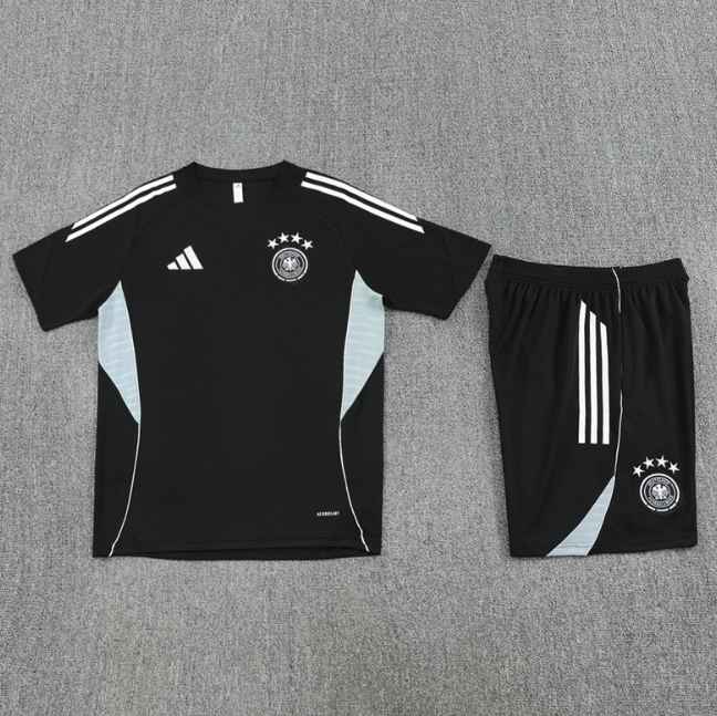 Germany 2026 short sleeve and shorts tracksuit black