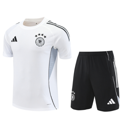 Germany 2026 short sleeve and shorts tracksuit white