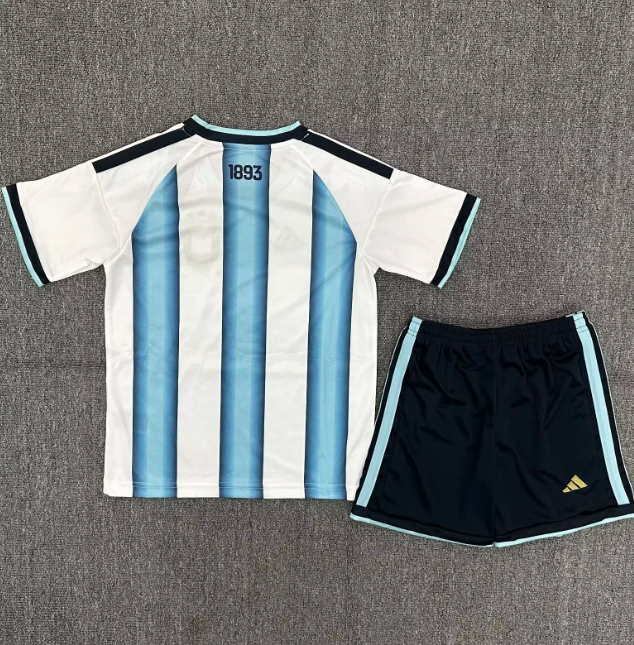 Argentina 2026 home full set kit (Adult and Kids)  Messi