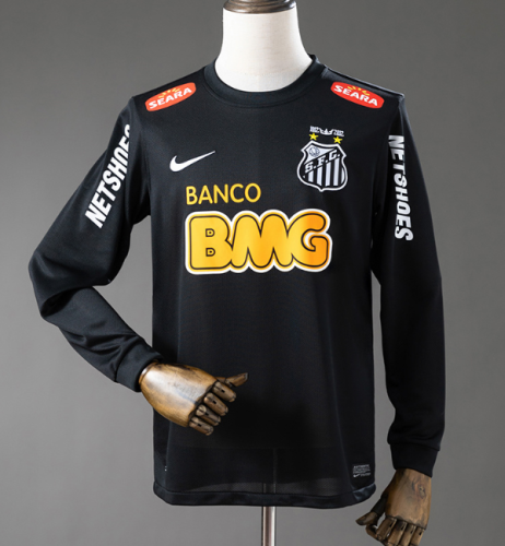 Santos FC 2012/2013 black retro shirt long sleeve Neymar JR