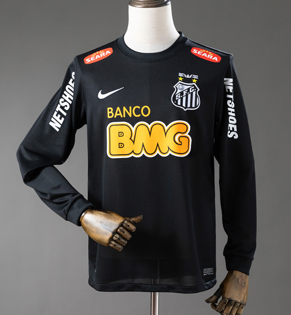 Santos FC 2012/2013 black retro shirt long sleeve Neymar JR