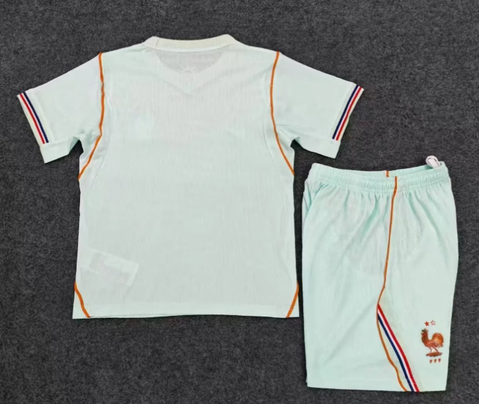 France Nation team 2026 away  full set kit (Adult and Kids)  Mbappe