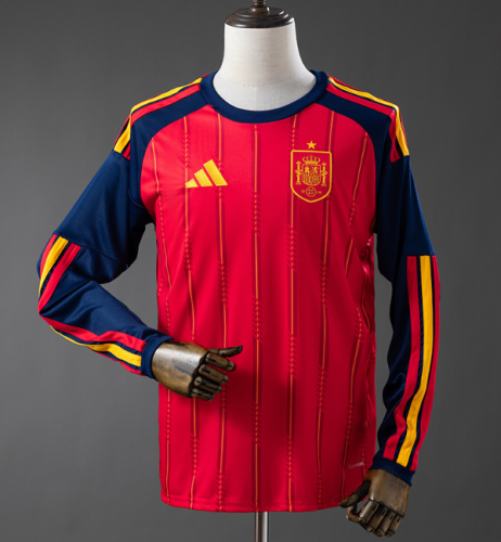 Spain 2026 home shirt long sleeve