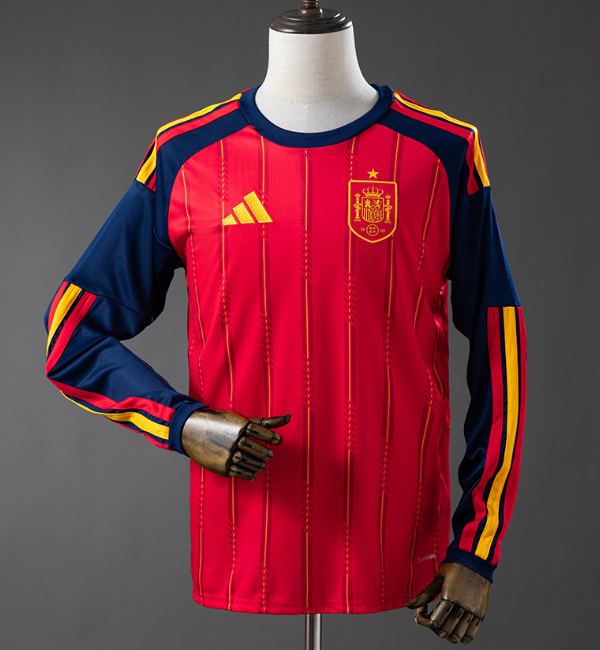 Spain 2026 home shirt long sleeve