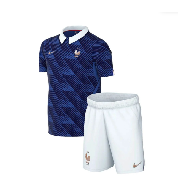France Nation team 2026 home full set kit (Adult and Kids)  Mbappe