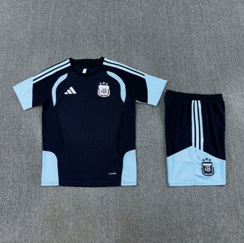 Argentina 2026 Short sleeve tracksuit royal blue