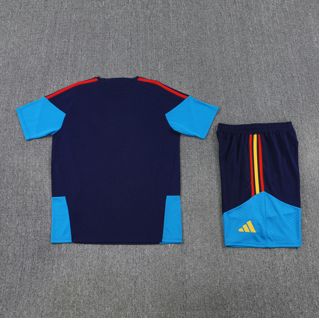Spain 2026 Short sleeve tracksuit royal blue