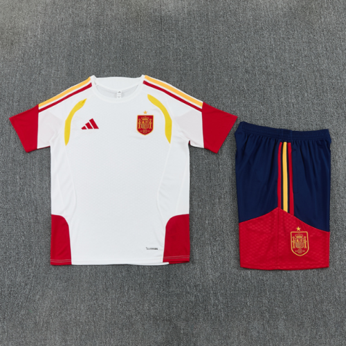 Spain 2026 Short sleeve tracksuit white