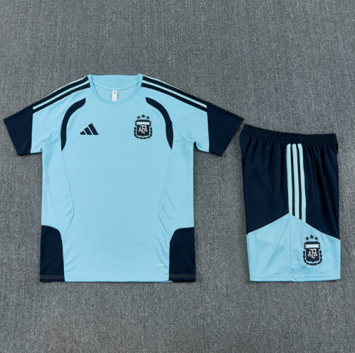 Argentina 2026 Short sleeve tracksuit light blue
