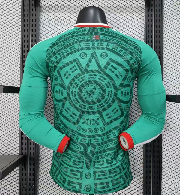 Mexico 2026 home shirt player version long sleeve