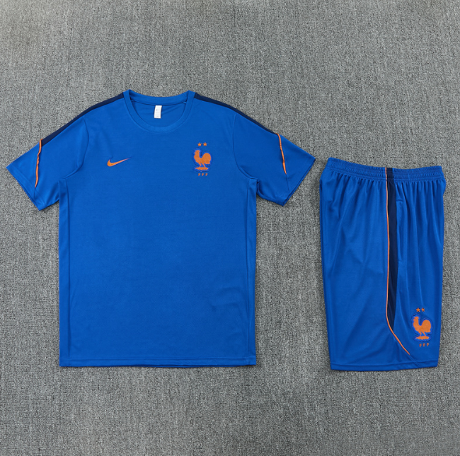 France 2026 Short sleeve tracksuit blue