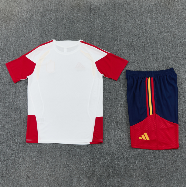 Spain 2026 Short sleeve tracksuit white