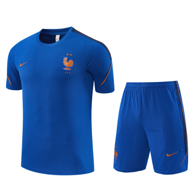 France 2026 Short sleeve tracksuit blue