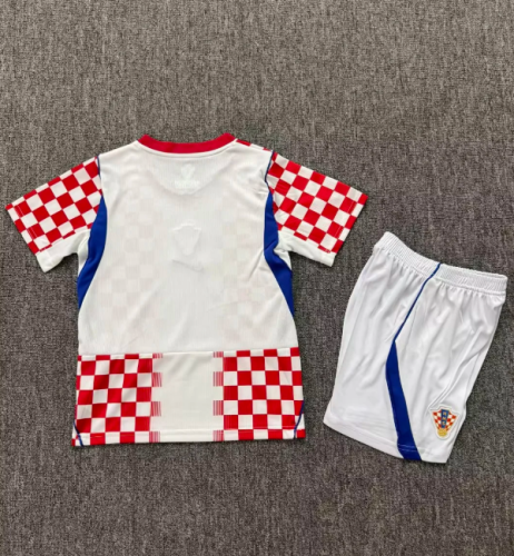 Croatia Nation team 2026 home full set kit (Adult and Kids)