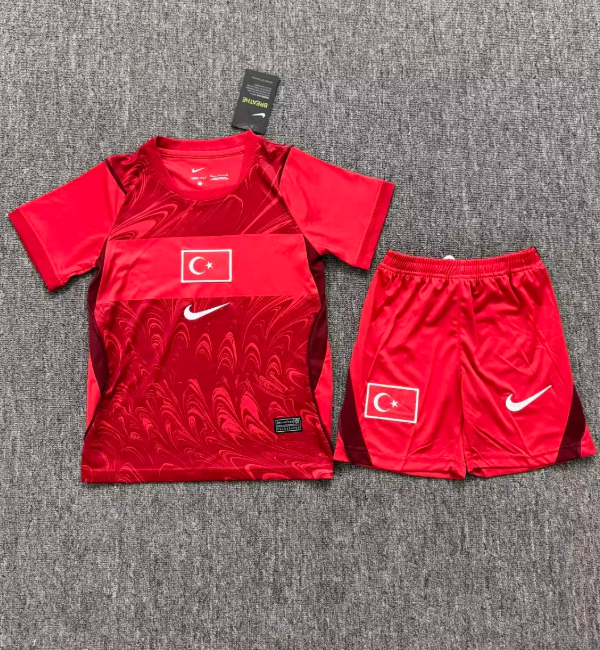 Turkey Nation team 2026 home full set kit (Adult and Kids)