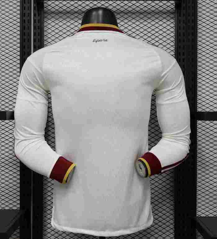 Spain 2026 away shirt player version long sleeves