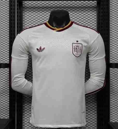 Spain 2026 away shirt player version long sleeves