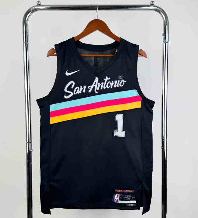 San Antonio Spurs NBA Shirt 2026 season City Version wembanyama 1