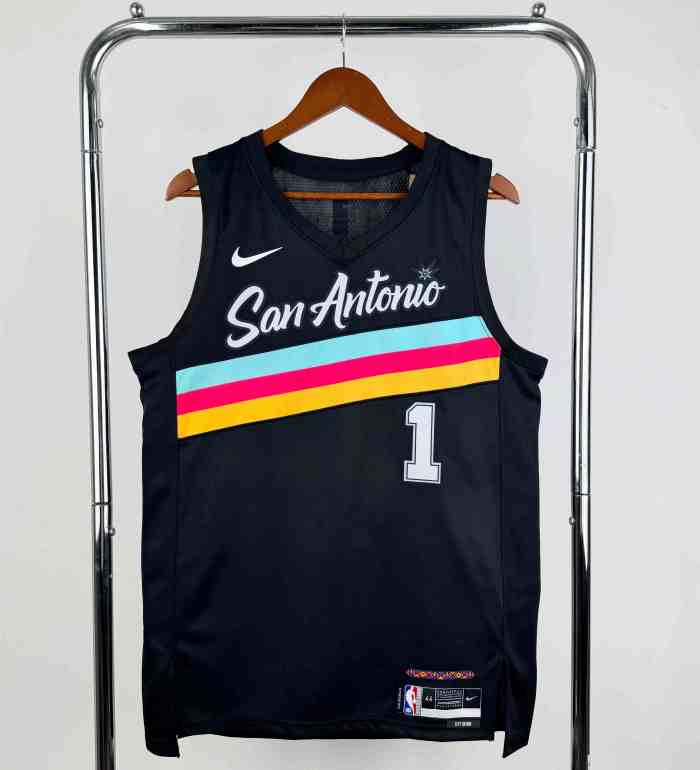 San Antonio Spurs NBA Shirt 2026 season City Version wembanyama 1