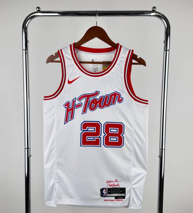 Houston Rockets 2026 season NBA shirt  City Version White SENGUN 28