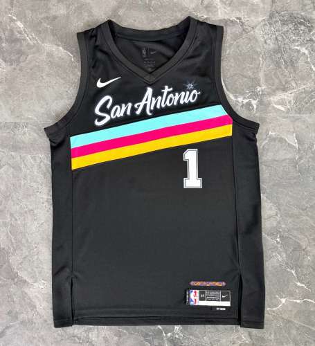 San Antonio Spurs NBA Shirt 2026 season City Version wembanyama 1