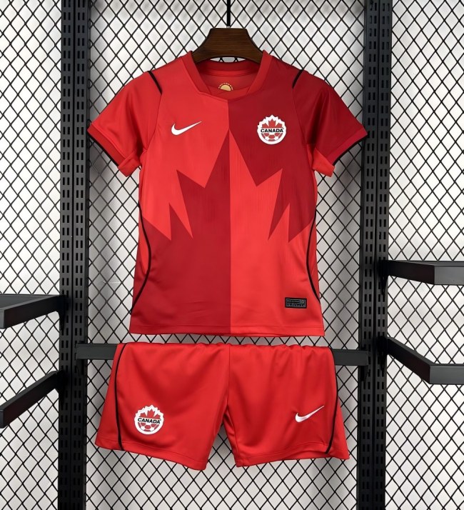Canada Nation team 2026 home full set kit (Adult and Kids)