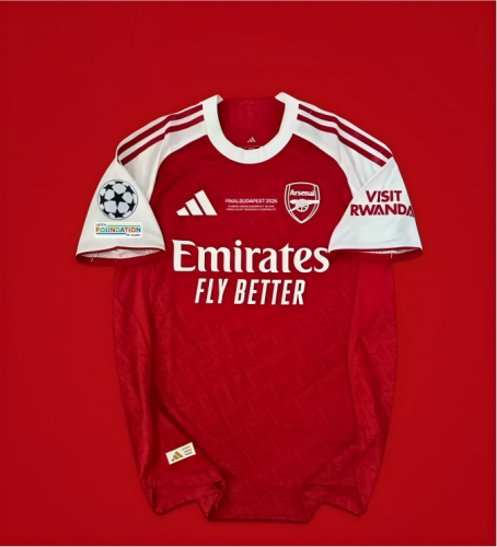 Arsenal 2025/2026 home shirt (2026 UCL Final version)